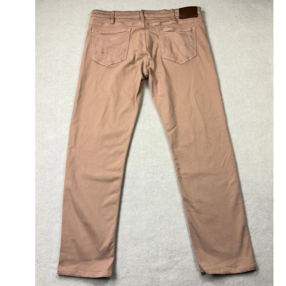 34 Heritage Courage‎ Mens 38x30 Tan Straight Leg Mid Rise Pants Rose Pink Khaki